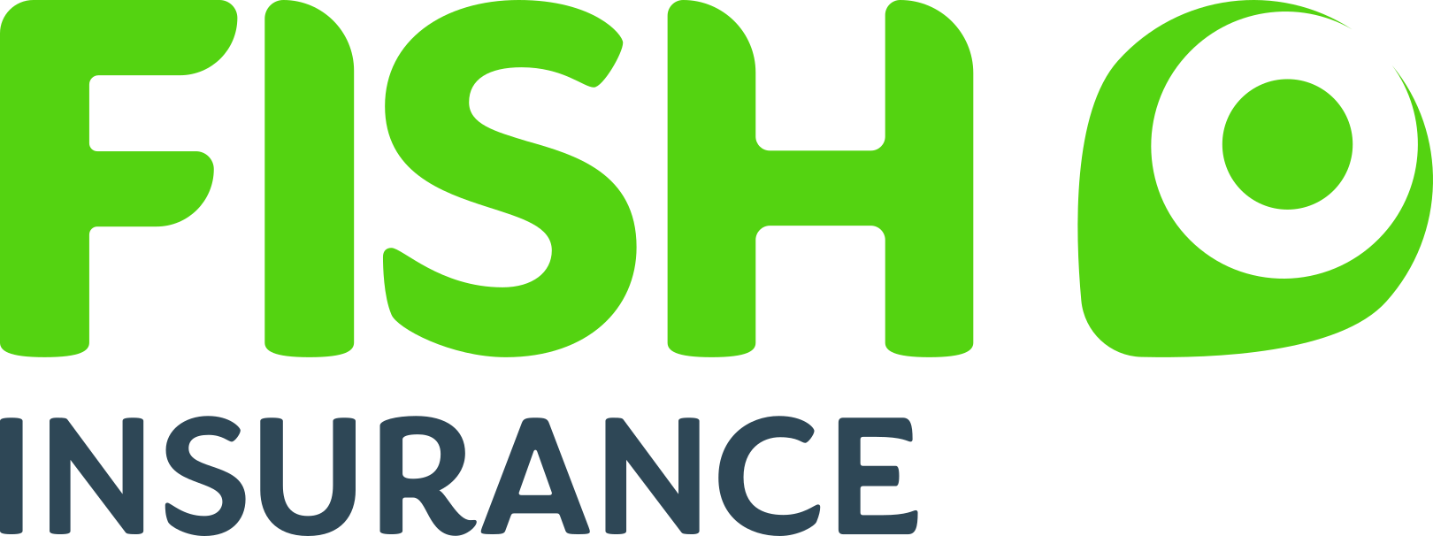 Logo which reads: "Fish Insurance".